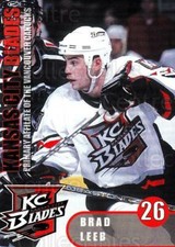 2000-01 Kansas City Blades #18 Brad Leeb