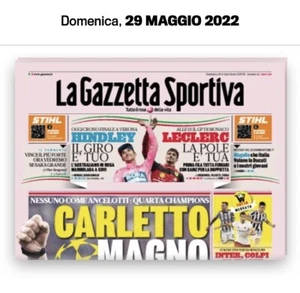 La gazzetta dello Sport 29 May 2022 - Picture 1 of 2