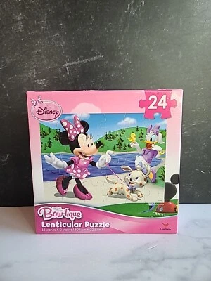 Disney Minnie Mouse Bow-Tique Lenticular Puzzle 24 Piece 12x9 - Image 1 of 4