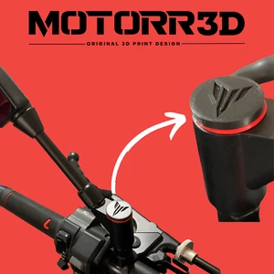 4x Tappi ad incastro per specchietti originali Yamaha MT-09 e Tracer 9 dal 2021 - Imagen 1 de 10