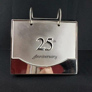 25th Anniversary Free Standing Flip Photo Album Holds 40 Malden Brand A5-1413 - Picture 1 of 6