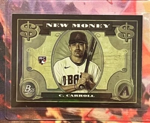 2023 Bowman Platinum Corbin Carroll New Money RC #NM4  Mint Arizona Diamondbacks - Picture 1 of 2