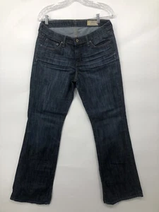 Gap 1969 Vintage Flare Jeans Women's 8R Blue Low Rise Dark Wash Cotton Blend - Picture 1 of 11