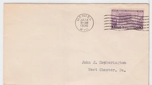 TurtlesTradingPost -  Oregon Territory #783 1936 FDC  No Cachet - Picture 1 of 1