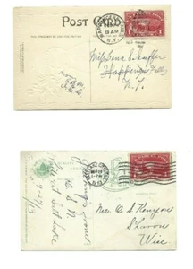 2 Q1's onPost Cards from the early 1900's  - Picture 1 of 2