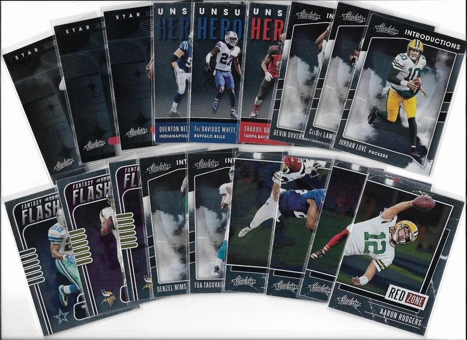 2020 Absolute Football  Inserts  Complete Your Set   Free Shipping     - Image 1 of 1