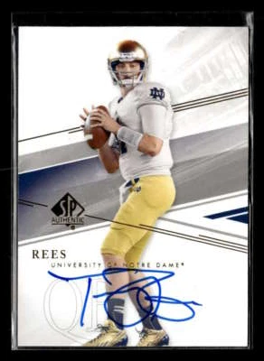 2014 SP Authentic Tommy Rees Auto Autograph #35 Notre Dame Fighting Irish U7120 - Image 1 of 2