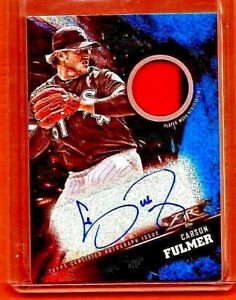 2018 TOPPS "FIRE"SSP""#1/15""CARSON FULMER""2 COLOR PATCH" "AUTO" #1/15
