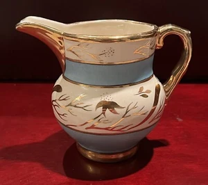 Seltene antike Adora LUSTREWARE handbemalt KRUG englische Kunst Keramik blaugold - Bild 1 von 5