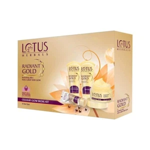Lotus Herbals Radiant Gold Facial Kit 170g - Picture 1 of 3