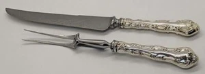 Birks Sterling Louis XV Pattern Carving Set - Picture 1 of 5