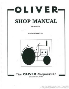 Oliver 60 70 80 4cyl Row Crop Prior to 1940 Service Manual - Picture 1 of 1