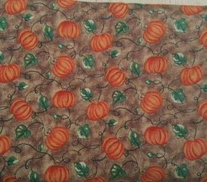 3 1/8 Yds Bountiful Harvest Fabric Pumpkin Patch Valorie Evers Windam - Picture 1 of 2