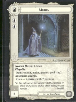 1995 Lord of the Rings Middle Earth CCG Black Border - Moria - Image 1 of 2