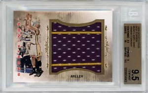 2009 SPORTKINGS BOX TOPPER - 1/1 GAME-USED REGGIE MILLER MEMORABILIA! - BGS 9.5 - Picture 1 of 2