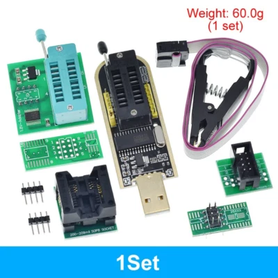 TZT CH341A CH341B 24 25 Serie EEPROM Flash BIOS USB Programmiermodul SOIC8