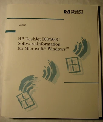 HP DeskJet 500/500C Software-Information für Microsoft Windows - Bild 1 von 3