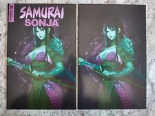 Samurai Sonja #1 Leirix Variant Set Of 2 1st Print Dynamite 2022 Clarke
