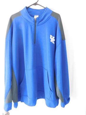 University of Kentucky/Wildcats/UK Men's Blue/Gray Polyester LS Jacket/Shirt 4XL Cover