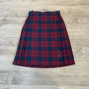 Highland Home Industries Tartan Kilt Sz 14 Made In Scotland - Picture 1 of 6