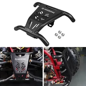 NICECNC Front Grab Bar Bumper Guard For Yamaha Raptor 700 YFM700 2006-2024 Black - Picture 1 of 8