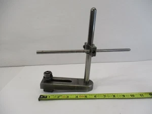 Machinist Indicator Stand T Slot Bolt Down 5/8" Upright and 5/16" Arm Snug EC - Picture 1 of 23