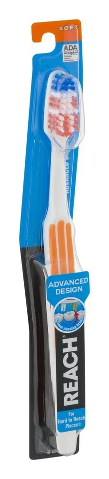 Cepillo de dientes suave de cabeza completa Reach Advanced Design Foto 1 de 1
