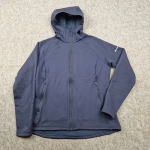 Montane Fleece Womens UK Size 12 Blue Fury  Hoodie Jacket Hiking Walking Hoody - Picture 1 of 9