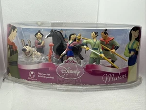 NEW Disney Store Princess Mulan Figurine Playset 7 piece Open Box Rare - Picture 1 of 2