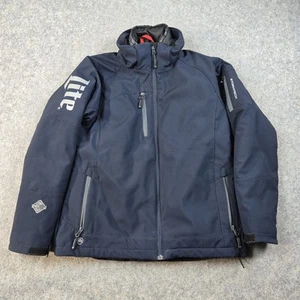 Stormtech Miller Lite Jacket Mens Medium Blue Waterproof Breathable Beer - Picture 1 of 17