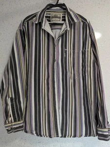 Vintage Levi's Striped Button-Up Shirt - Y2K / 90s Vibe - Picture 1 of 5