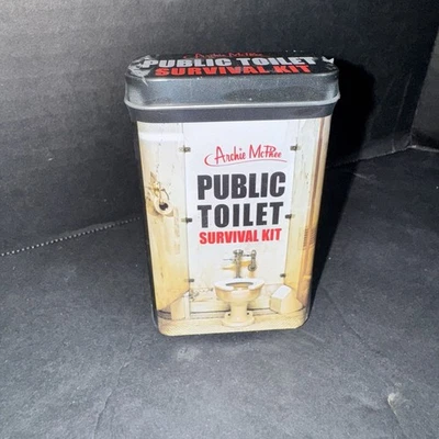 Archie McPhee PUBLIC TOILET SURVIVAL KIT (Everything You Need) Sealed Gag Gift - Image 1 of 4