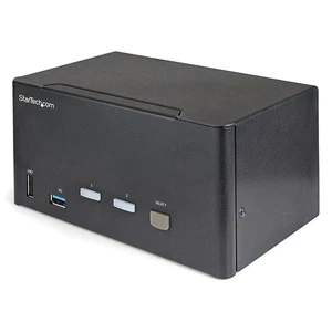 Startech 2 Port Triple Monitor DisplayPort KVM Switch - 4K 60Hz UHD HDR Desktop - Afbeelding 1 van 3