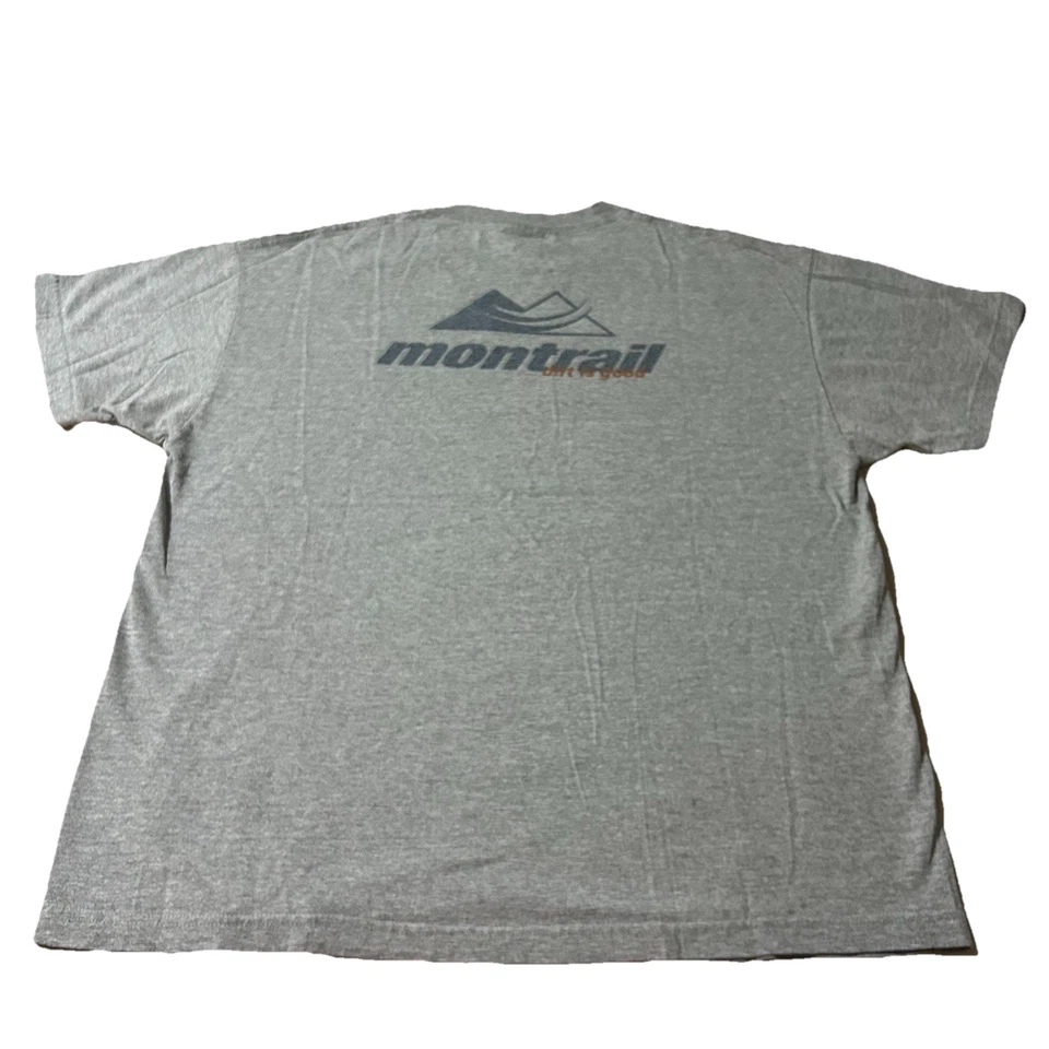 Camisa promocional vintage Y2K Montrail Columbia ao ar livre tamanho XL - Imagem 1 de 4