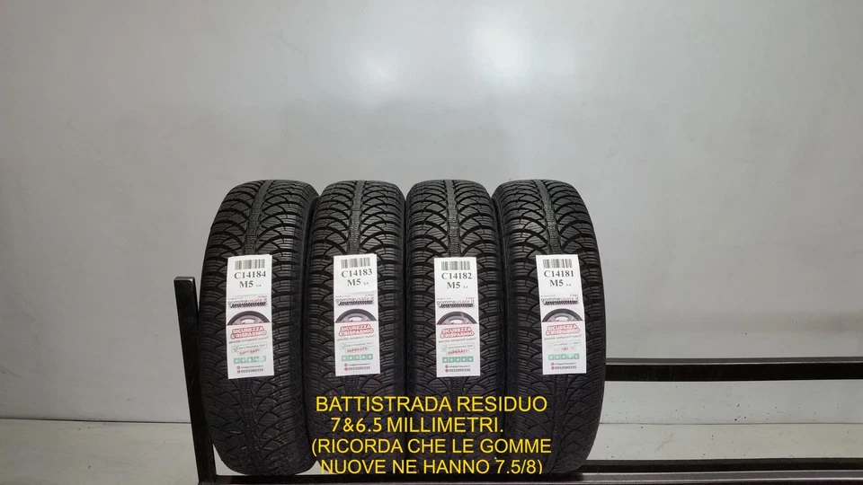 GOMME USATE  TERMICHE 165/60R15 77T FULDA KRISTALL MONTERO 3 PNEUMATICI C14184 - Bild 1 von 1