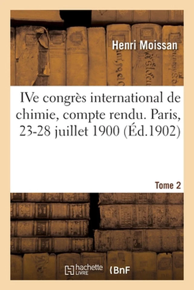 Ive Congrs International de Chimie, Compte Rendu. Paris, 23-28 Juillet 1900. Tom - Image 1 of 1