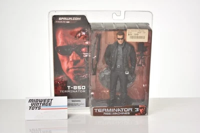 T-850 Terminator Figure Terminator T3 Rise of the Machines 2003 McFarlane Sealed - Image 1 of 4