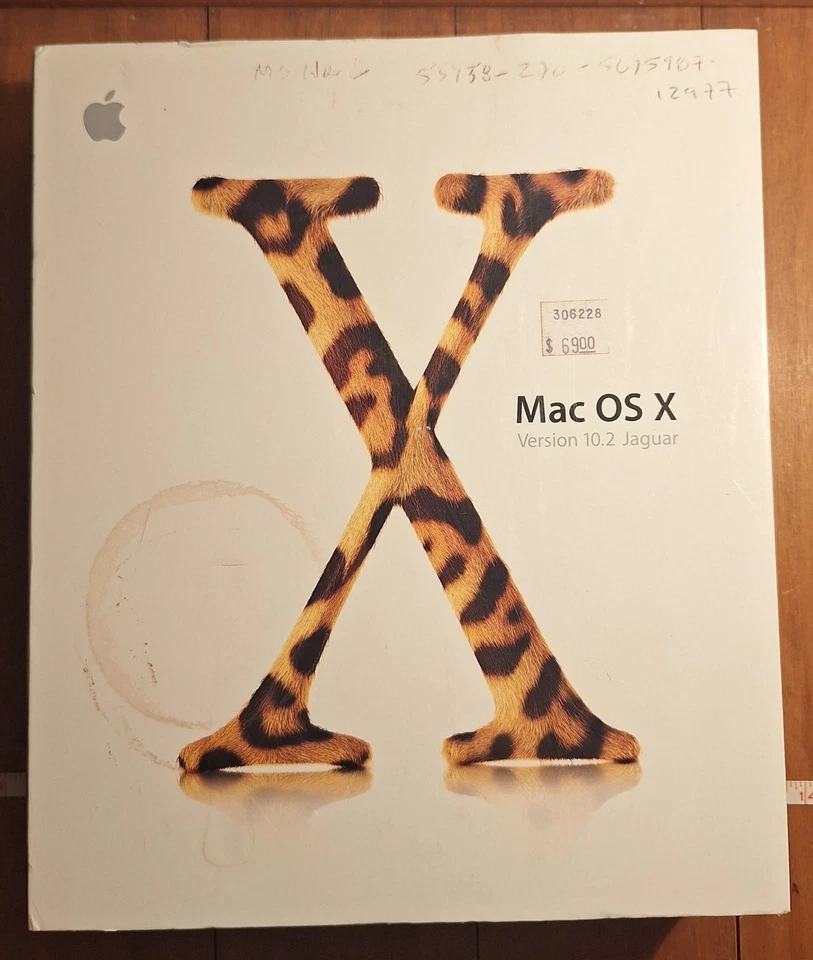 Apple Mac OS X Jaguar 10.2 (Retail) Full Version for Mac M8712LL/A - Image 1 of 4