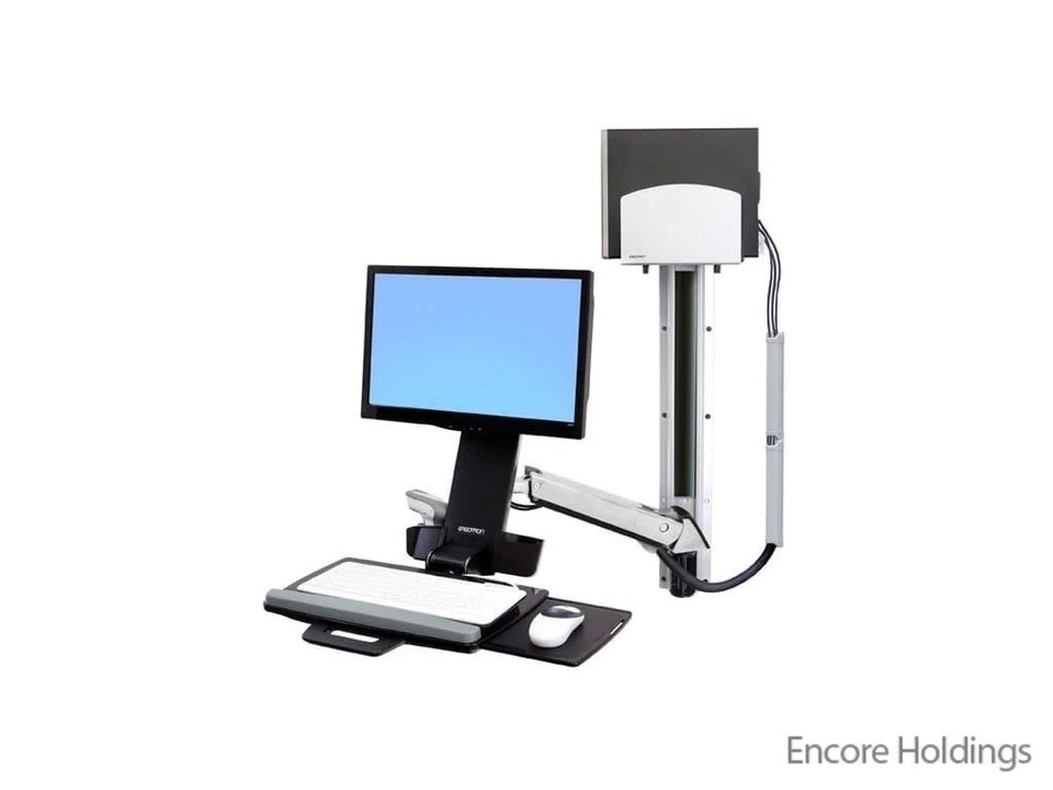 Ergotron StyleView Monitor Arm - Polished Aluminum, Black - 45-271-026 - Image 1 of 1