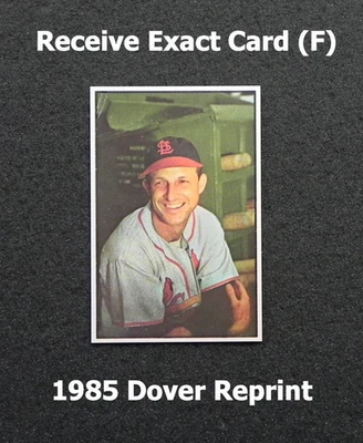 STAN MUSIAL 1985 Дувр переиздание 1953 Bowman карта #32 _ точная карта (F) - Изображение 1 из 2