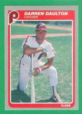 1985 FLEER UPDATE #U-33 DARREN DAULTON RC  PHILADELPHIA PHILLIES  MARLINS  NM/MT - Image 1 of 2