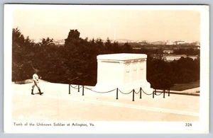 RPPC Tomb of Unknown Solider Arlington VA Virginia Postcard - M7 - Picture 1 of 2