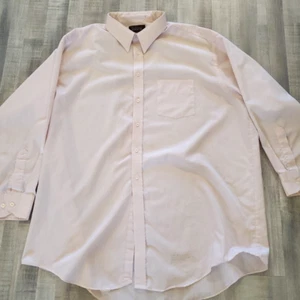 Austin Manor Button Up Long Sleeve Mens Shirt Pink 2XL - Picture 1 of 6
