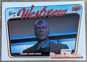 2022 Upper Deck WandaVision Welcome To Westview #PR-15 Vision Looks Dead - Picture 1 of 2