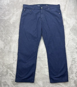 AG Adriano Goldschmeid The Everett Jeans Mens 36x32 Blue Slim Straight Stretch - Picture 1 of 17