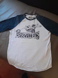 EASYRIDERS BIKER HIPPIE STYLE ROCK N ROLL JERSEY 70S STYLE HARLEY CHOPPER BIKE T - Picture 1 of 9