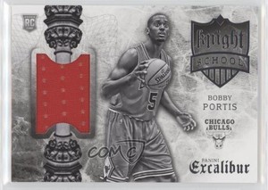 2015-16 Panini Excalibur Knight School Jerseys Bobby Portis #12 Rookie RC