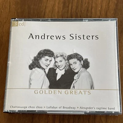 Golden Greats by Andrews Sisters (CD, 2001, 3 Discs, Disky) * - Imagem 1 de 4
