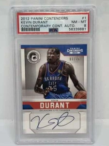 2012-13 Panini Contenders Contemporary Auto #1 Kevin Durant Oklahoma City Thunde - Bild 1 von 2