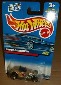 Hot Wheels 2000 Collector #238 Deuce Roadster Devil Face Mtflk Gold 5SPs 29294 - Picture 1 of 2